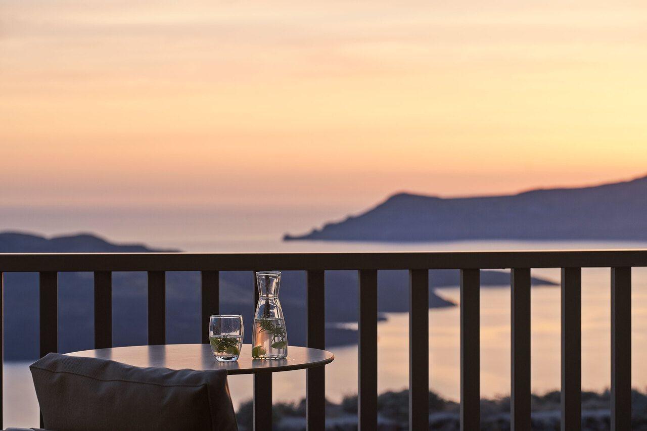 Orama Hotel & Spa Fira  Luaran gambar Sunset at the hotel