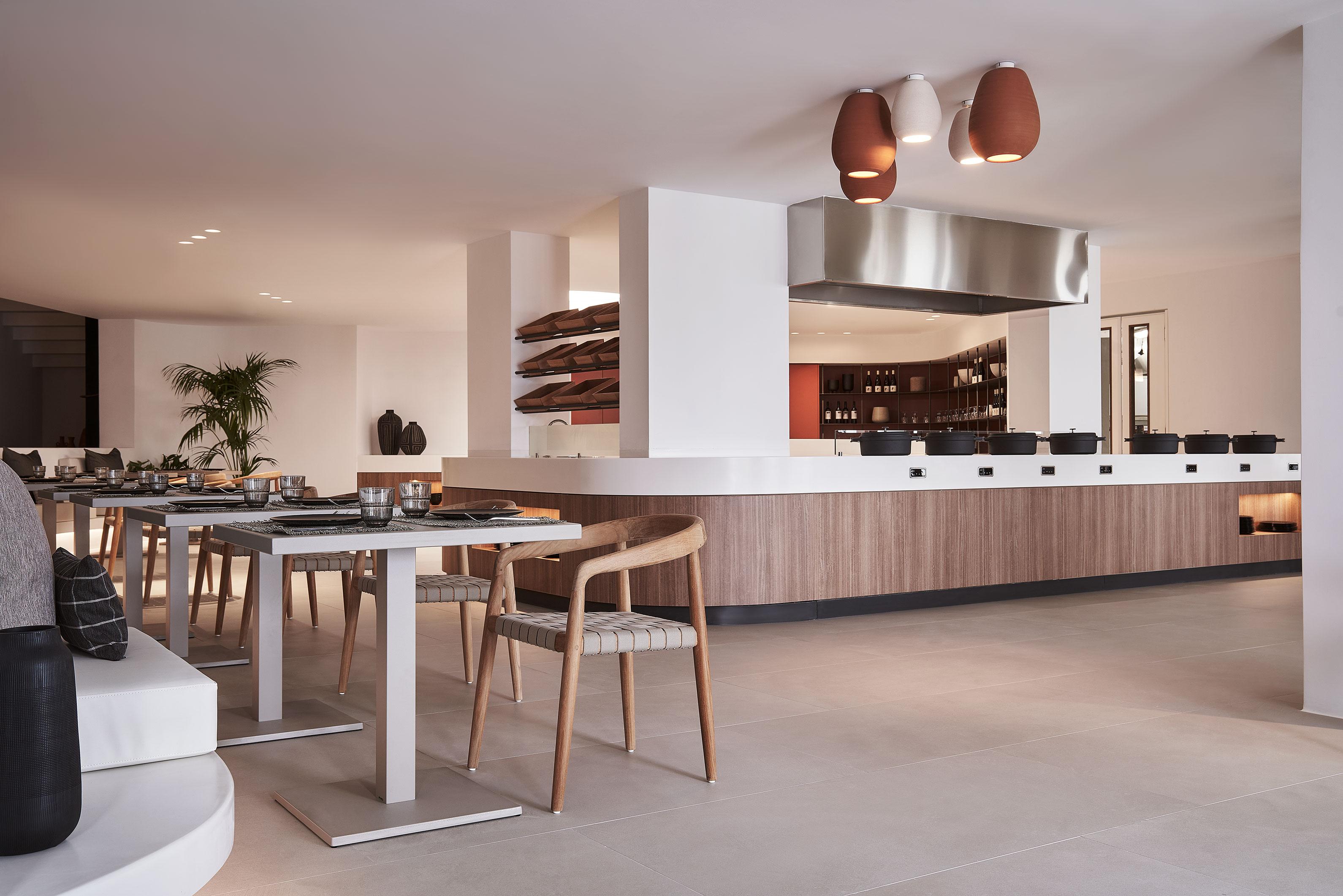 Orama Hotel & Spa Fira  Luaran gambar The Kitchen