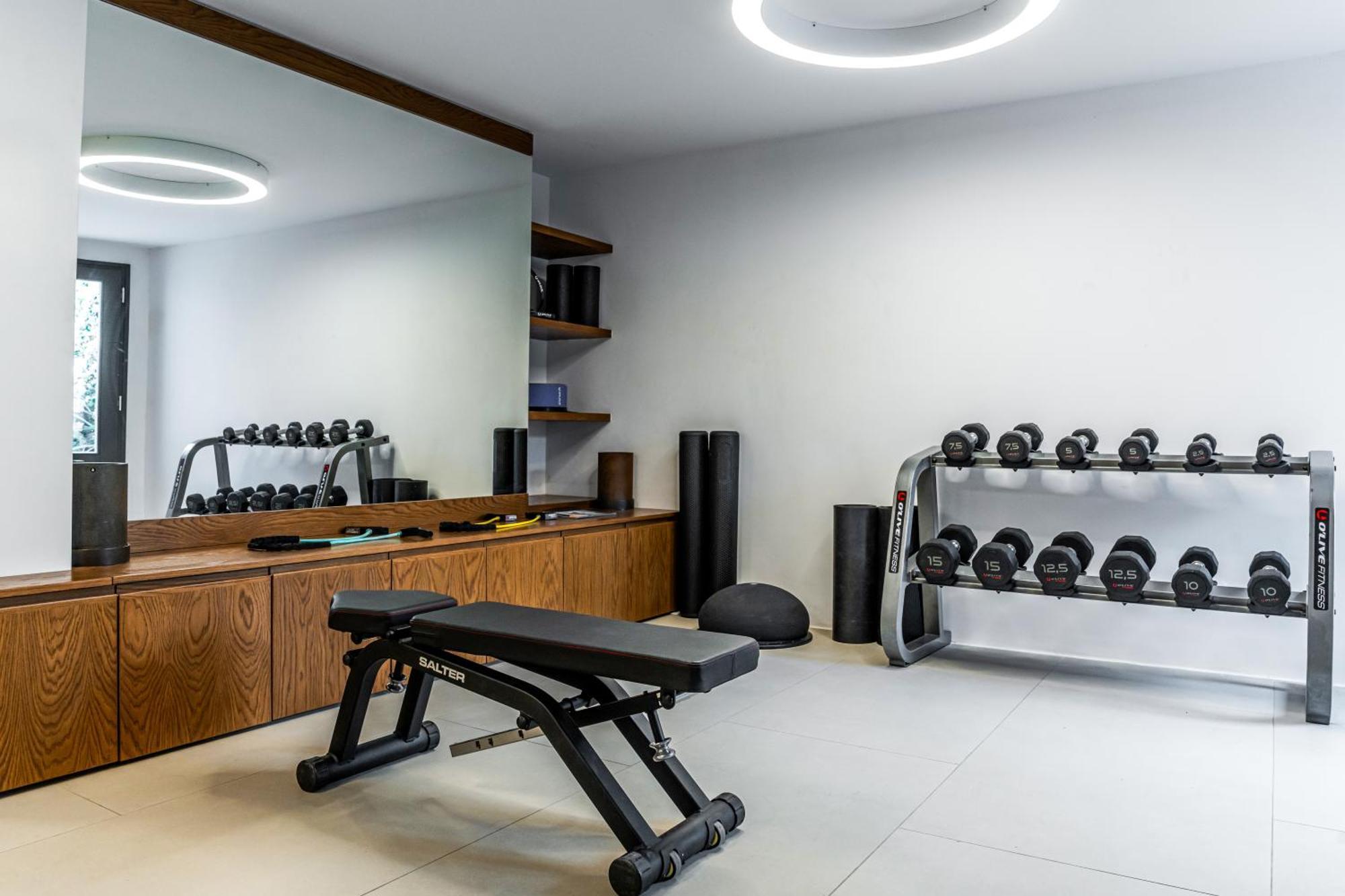 Orama Hotel & Spa Fira  Luaran gambar A home gym